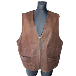 KAMIZELKA MOTOR SKÓRA BUFFALO rozm. L